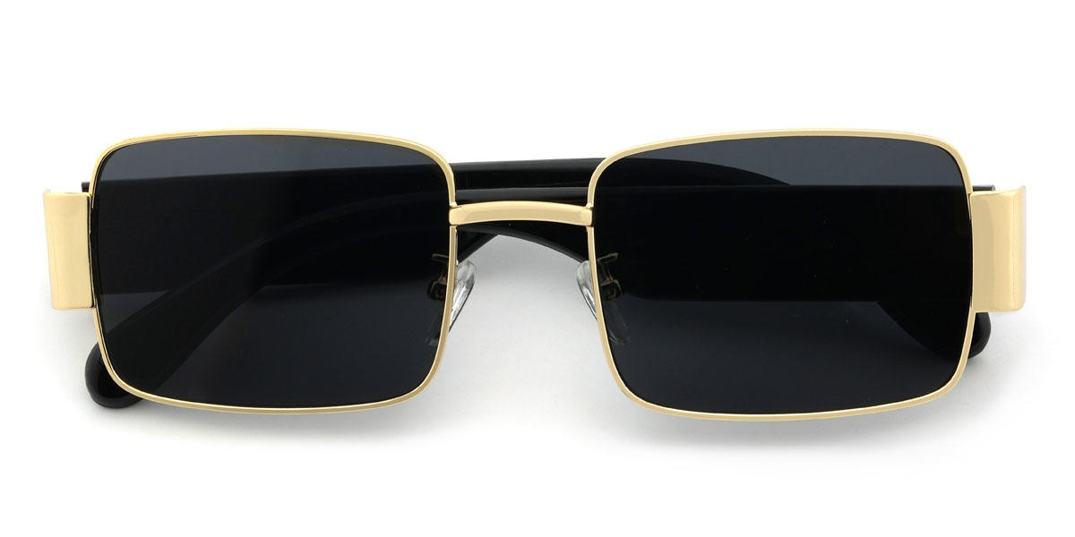 Oro Gris Ayza Gafas - Rectangle Sunglasses