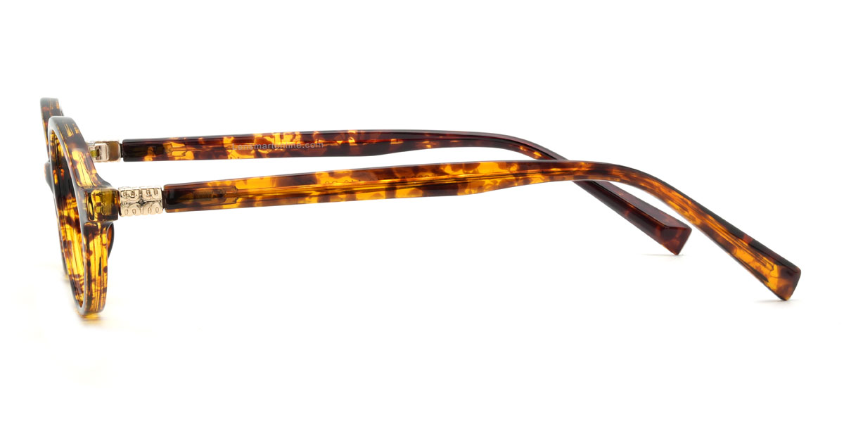 Yellow Tortoiseshell Andrea Glasses - Oval Glasses