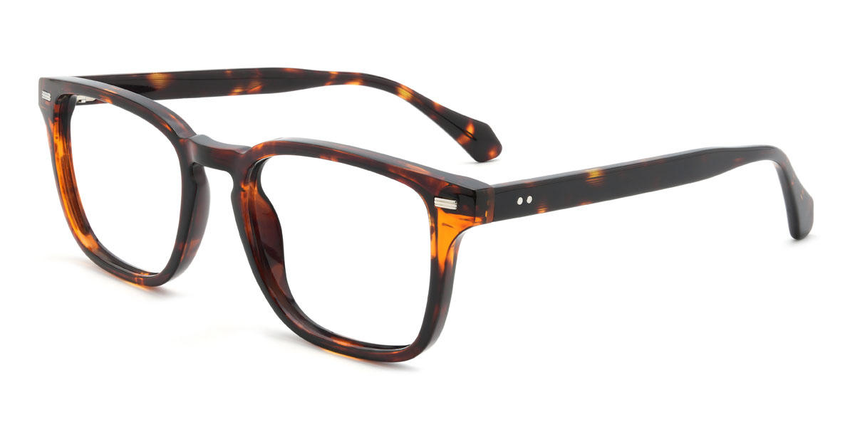 Tortoiseshell Emrick Glasses - Rectangle Glasses