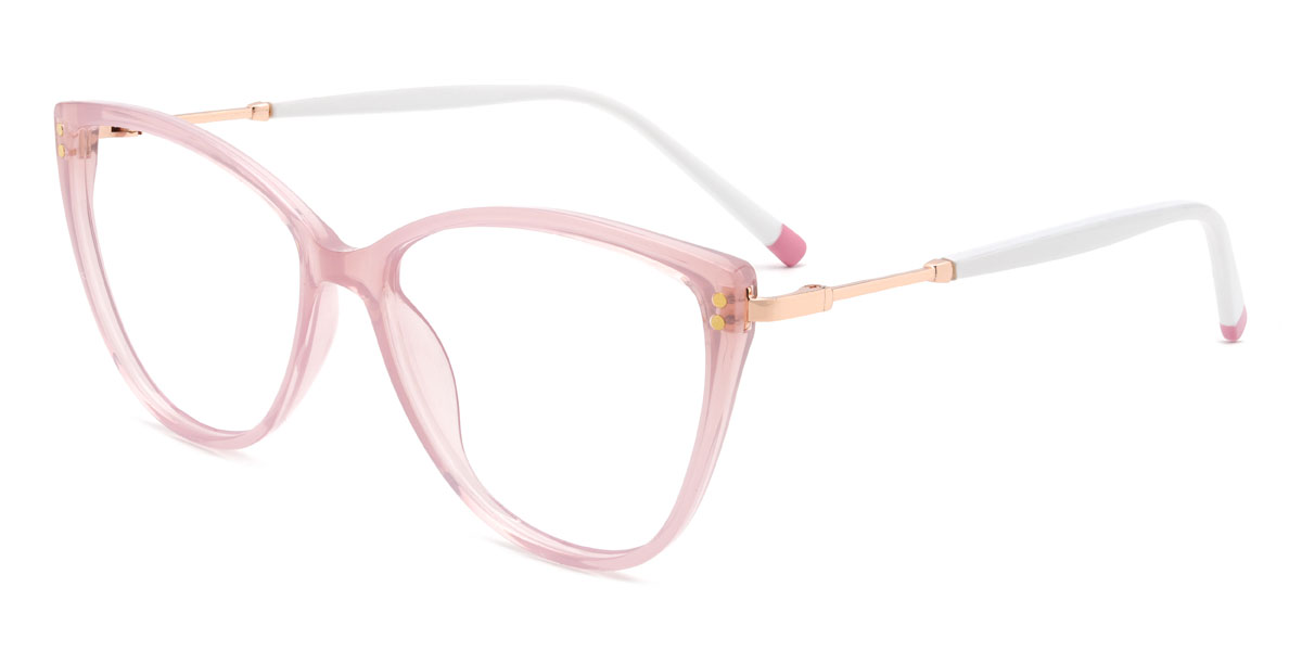 Rose Pink Bevan Glasses - Cat Eye Glasses