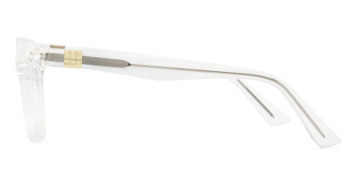 Clear Laszlo Glasses - Rectangle Glasses