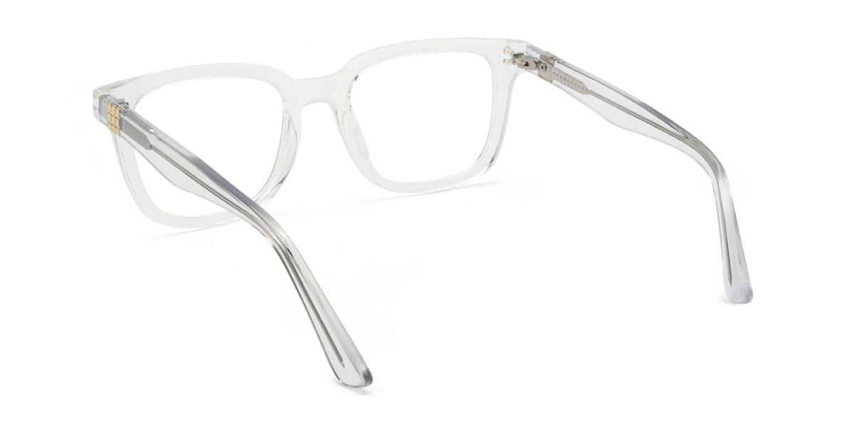 Clear Laszlo Glasses - Rectangle Glasses