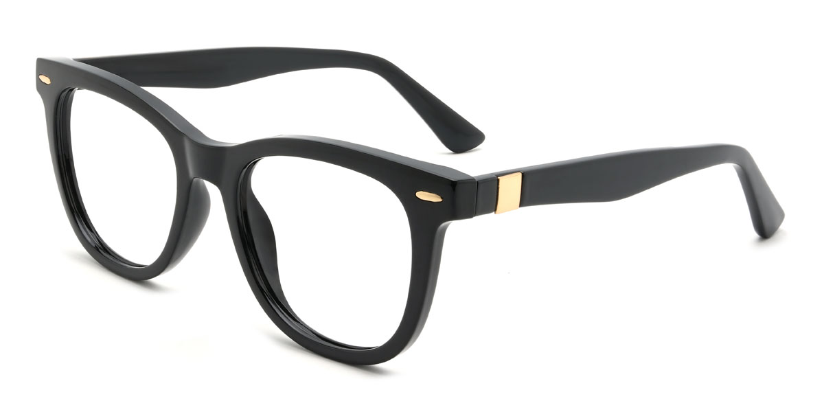 Black Benas Glasses - Oval Glasses