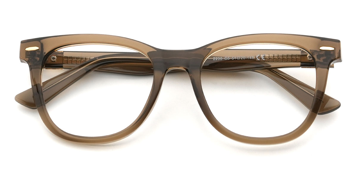 Brown Benas Glasses - Oval Glasses