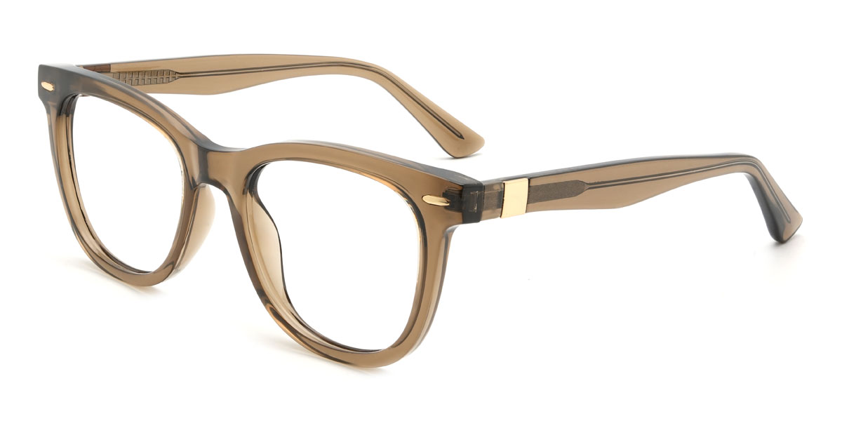 Brown Benas Glasses - Oval Glasses