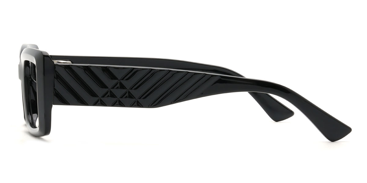Black Pascual Glasses - Rectangle Glasses
