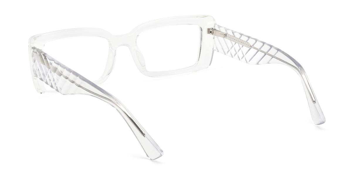 Clear Pascual Glasses - Rectangle Glasses