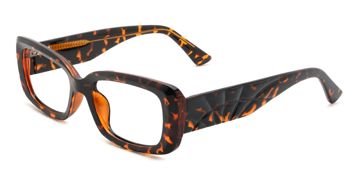 Tortoiseshell Cheston Glasses - Rectangle Glasses