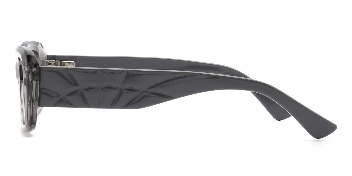 Clear Grey Cheston Glasses - Rectangle Glasses