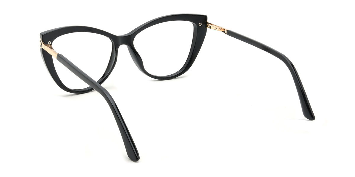 Black Alizee Glasses - Cat Eye Glasses
