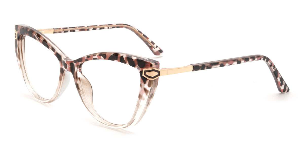 Clear Tortoiseshell Alizee Glasses - Cat Eye Glasses