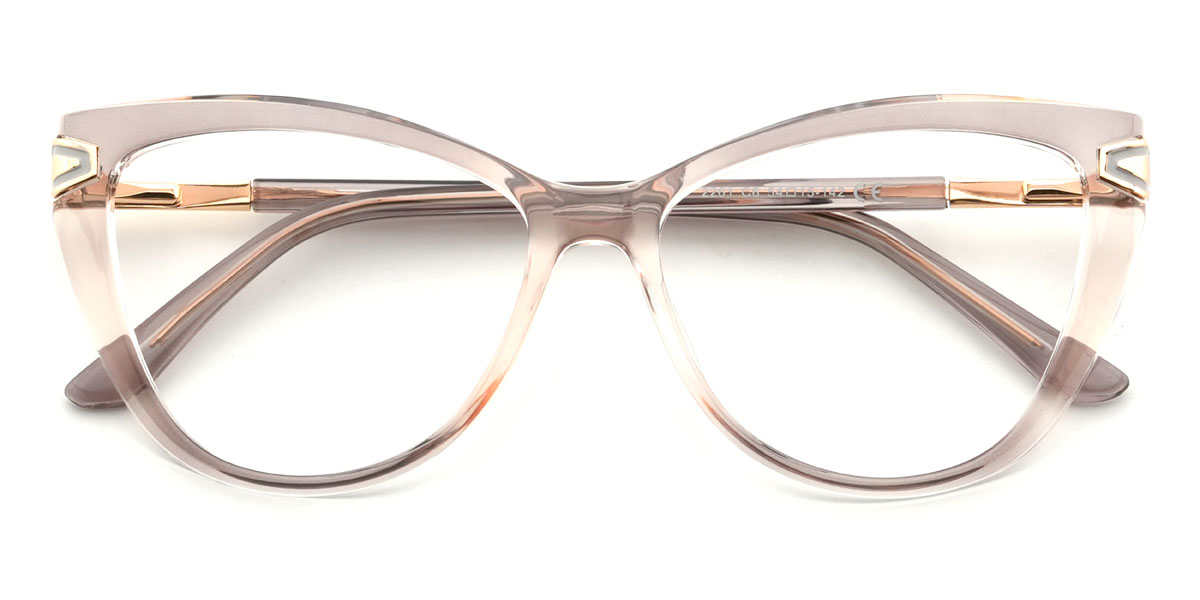 Gradient Grey Alizee Glasses - Cat Eye Glasses