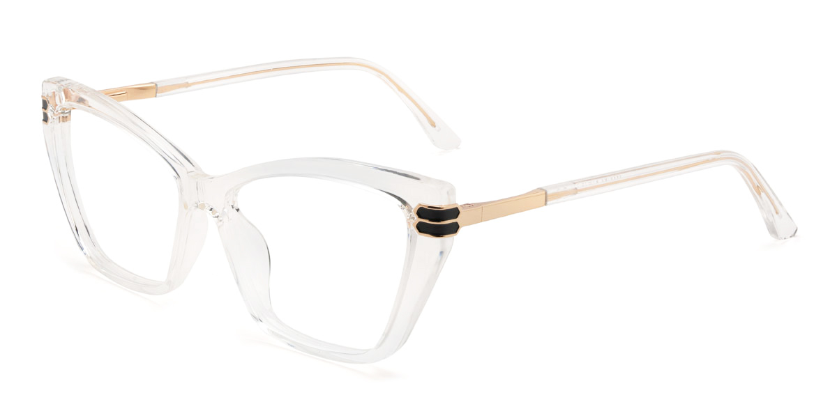 Clear Darina Glasses - Cat Eye Glasses
