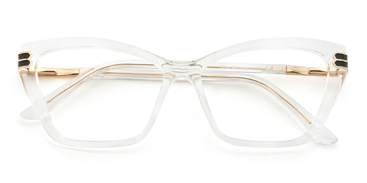 Clear Darina Glasses - Cat Eye Glasses