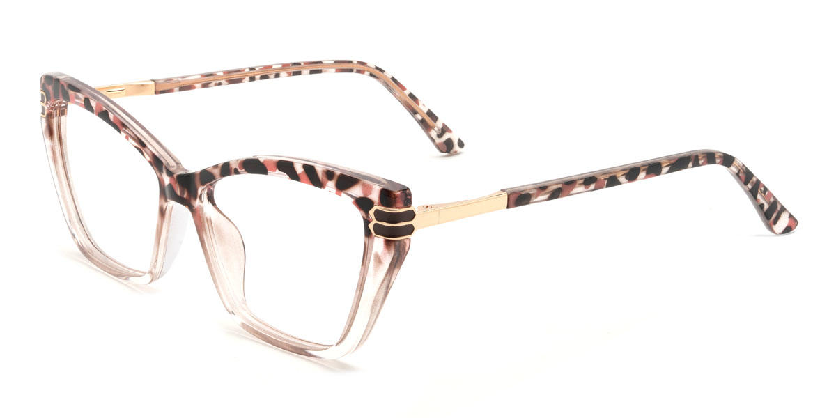 Clear Tortoiseshell Darina Glasses - Cat Eye Glasses