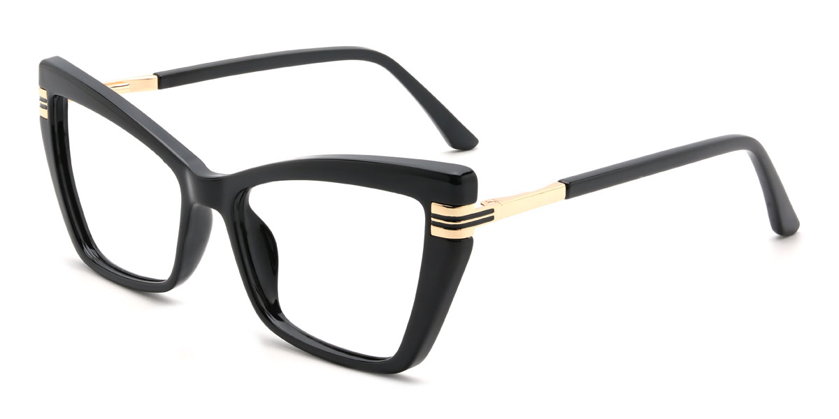 Black Felicitas Glasses - Cat Eye Glasses
