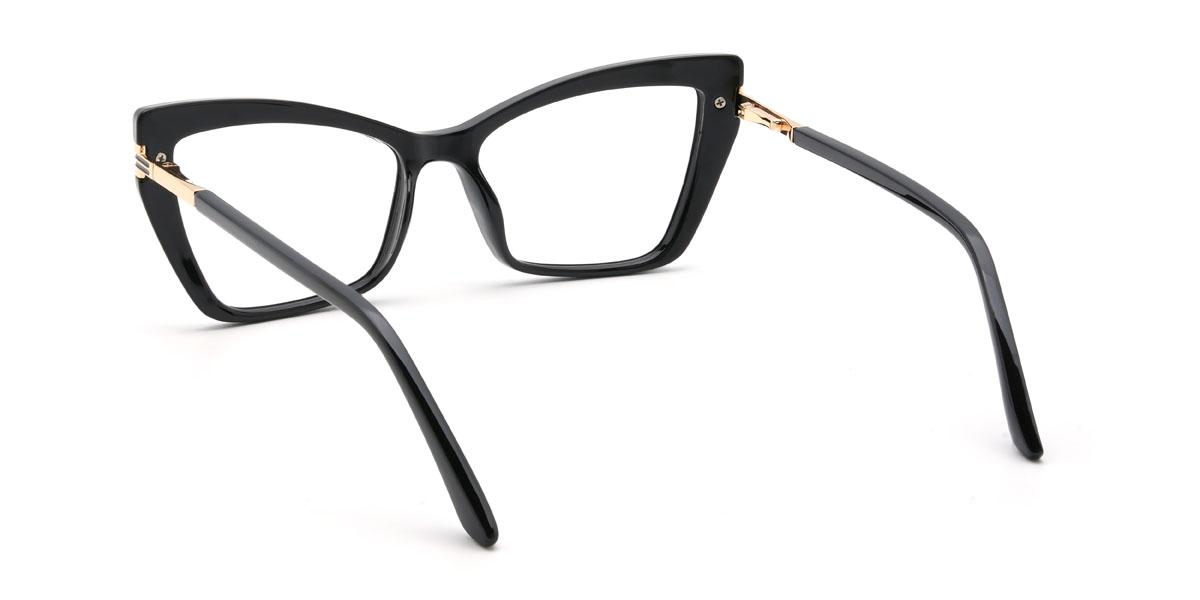 Black Felicitas Glasses - Cat Eye Glasses