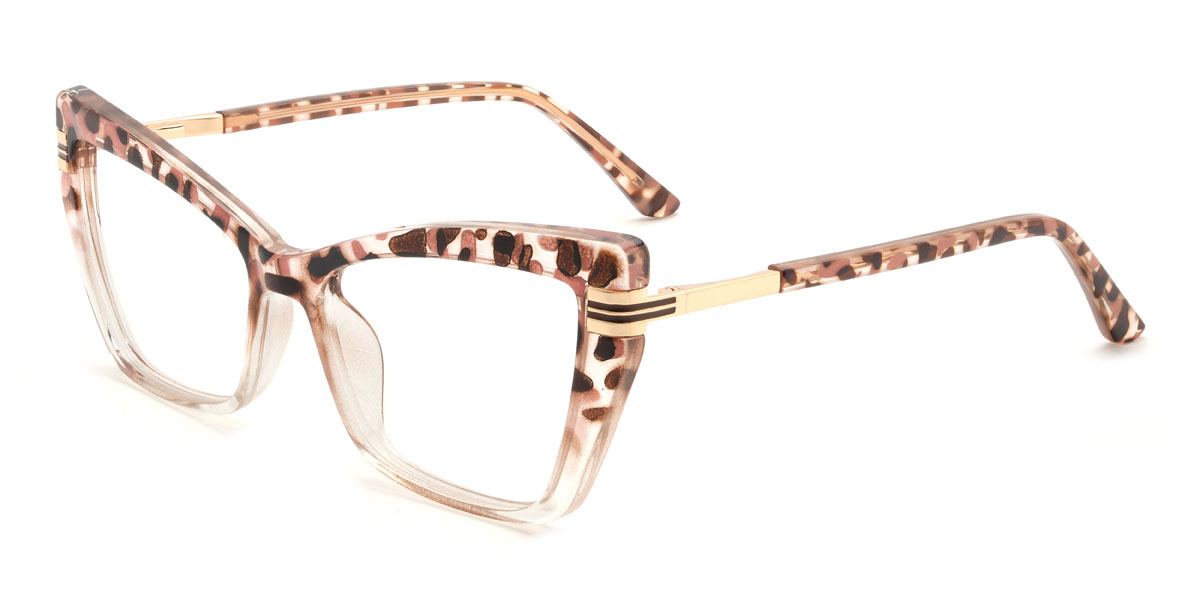 Clear Tortoiseshell Felicitas Glasses - Cat Eye Glasses