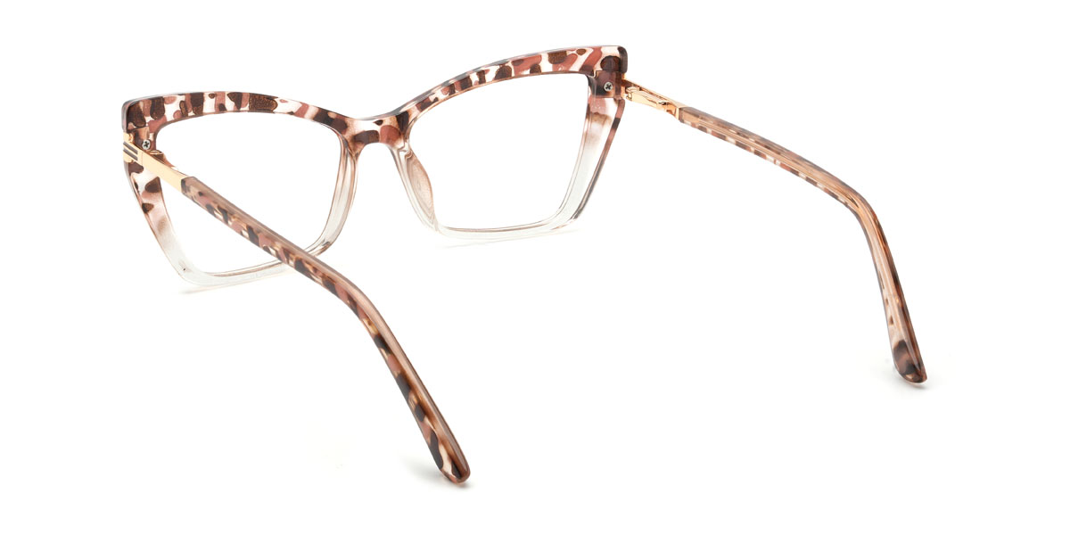 Clear Tortoiseshell Felicitas Glasses - Cat Eye Glasses