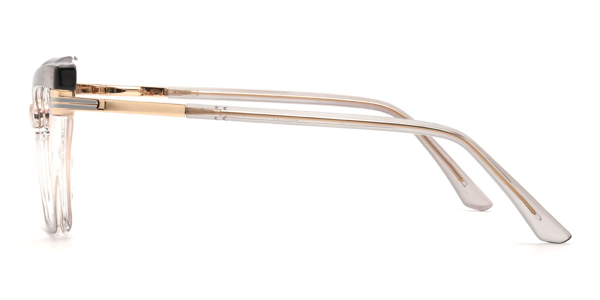 Gradient Grey Felicitas Glasses - Cat Eye Glasses