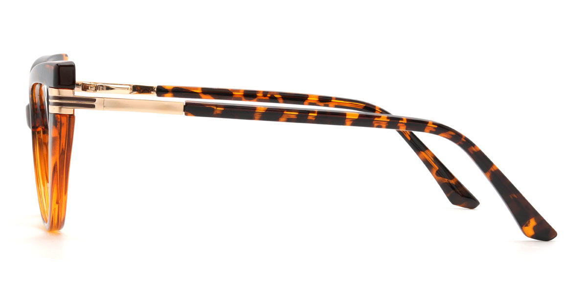 Orange Tortoiseshell Inanna Glasses - Cat Eye Glasses