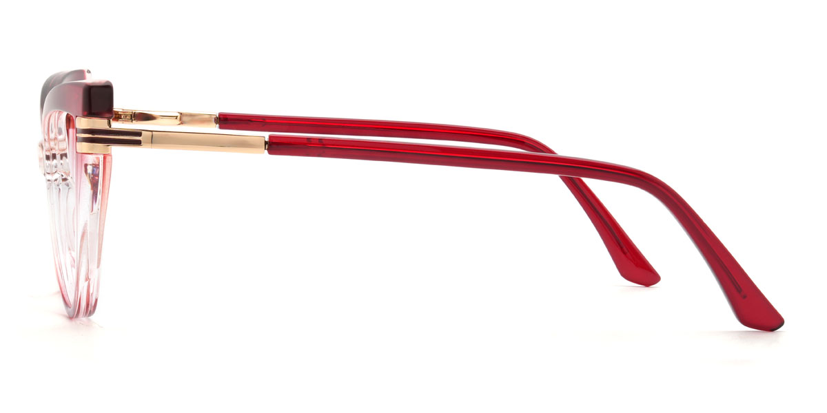 Gradient Red Inanna Glasses - Cat Eye Glasses