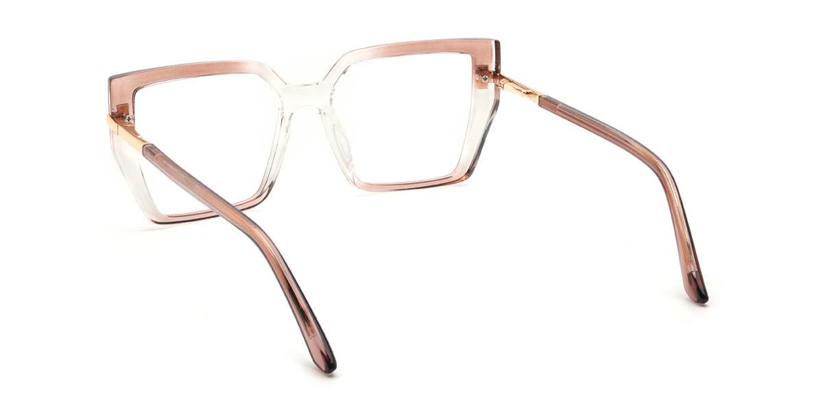 Gradient Tawny Nawfal Glasses - Rectangle Glasses