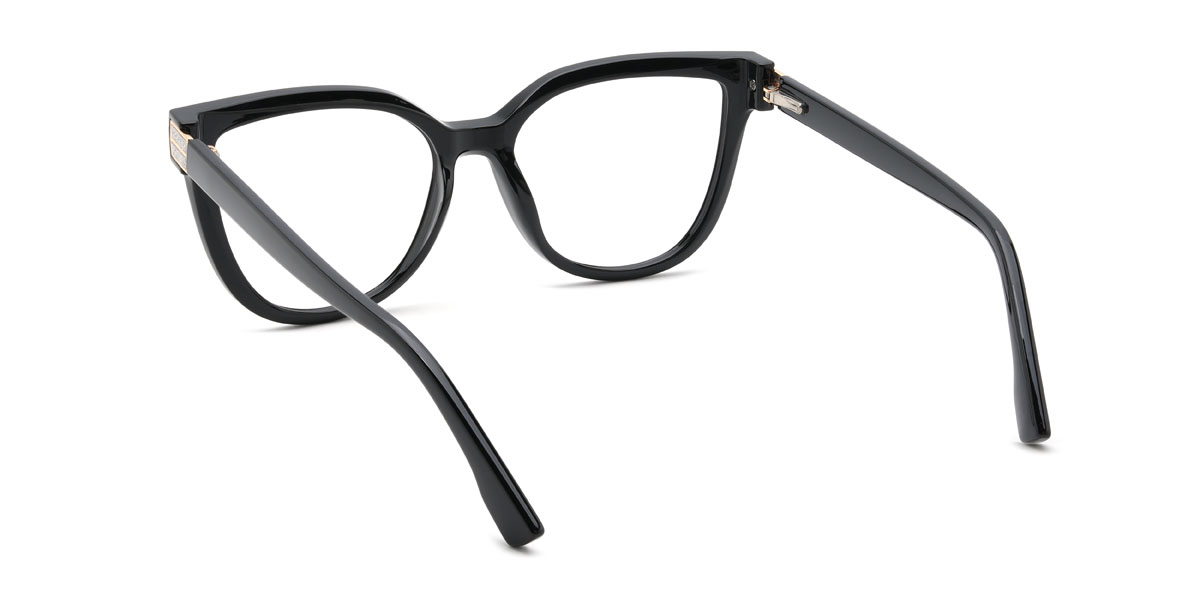 Black Gianfranco Glasses - Oval Glasses