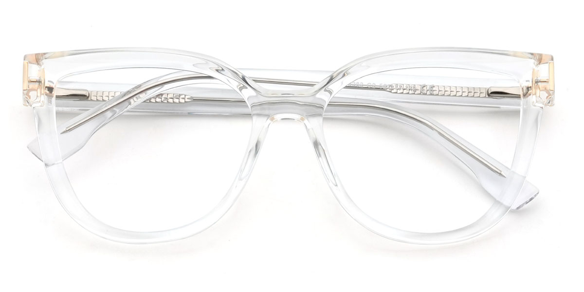 Clear Gianfranco Glasses - Oval Glasses