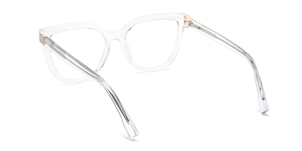 Clear Gianfranco Glasses - Oval Glasses