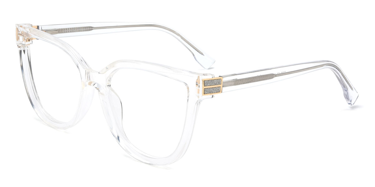 Clear Gianfranco Glasses - Oval Glasses