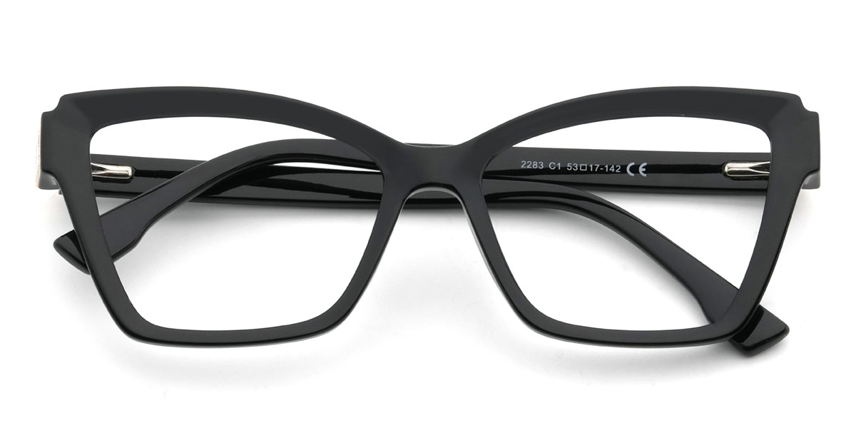 Black Bonny Glasses - Cat Eye Glasses