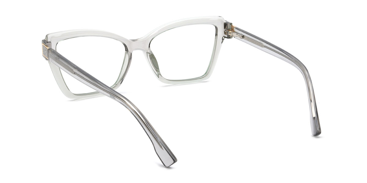 Clear Grey Bonny Glasses - Cat Eye Glasses