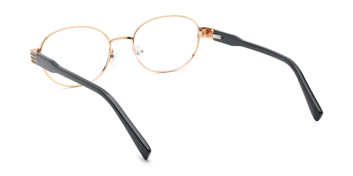 Black Corbett Glasses - Oval Glasses
