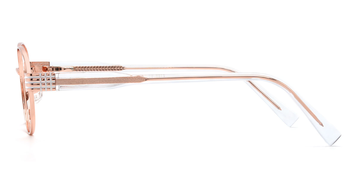 Rose Gold Corbett Glasses - Oval Glasses