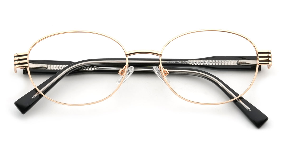 Gold Corbett Glasses - Oval Glasses