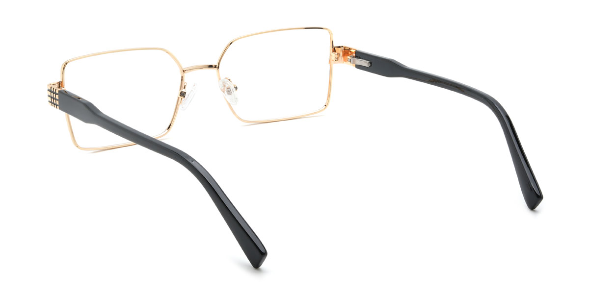 Black Gaura Glasses - Rectangle Glasses