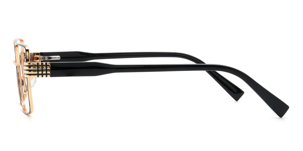 Black Gaura Glasses - Rectangle Glasses