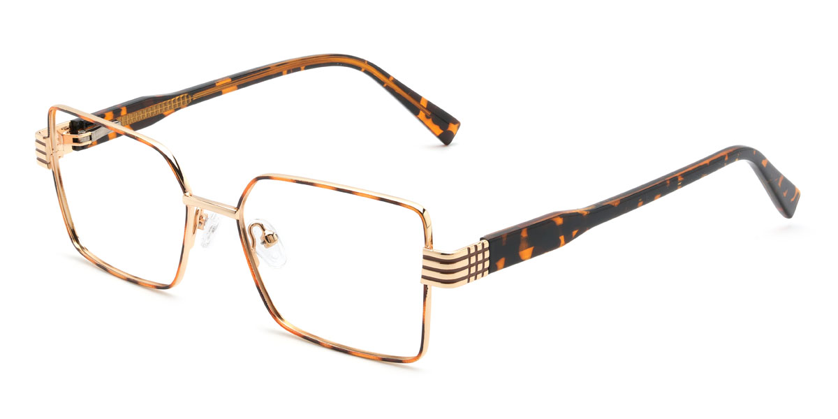 Tortoiseshell Gaura Glasses - Rectangle Glasses
