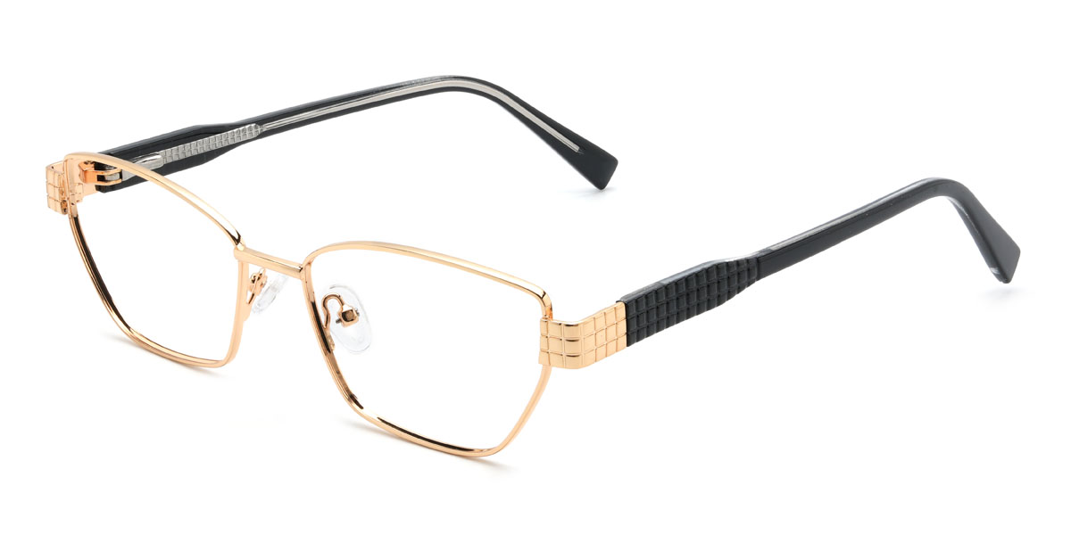 Gold Ventus Glasses - Rectangle Glasses