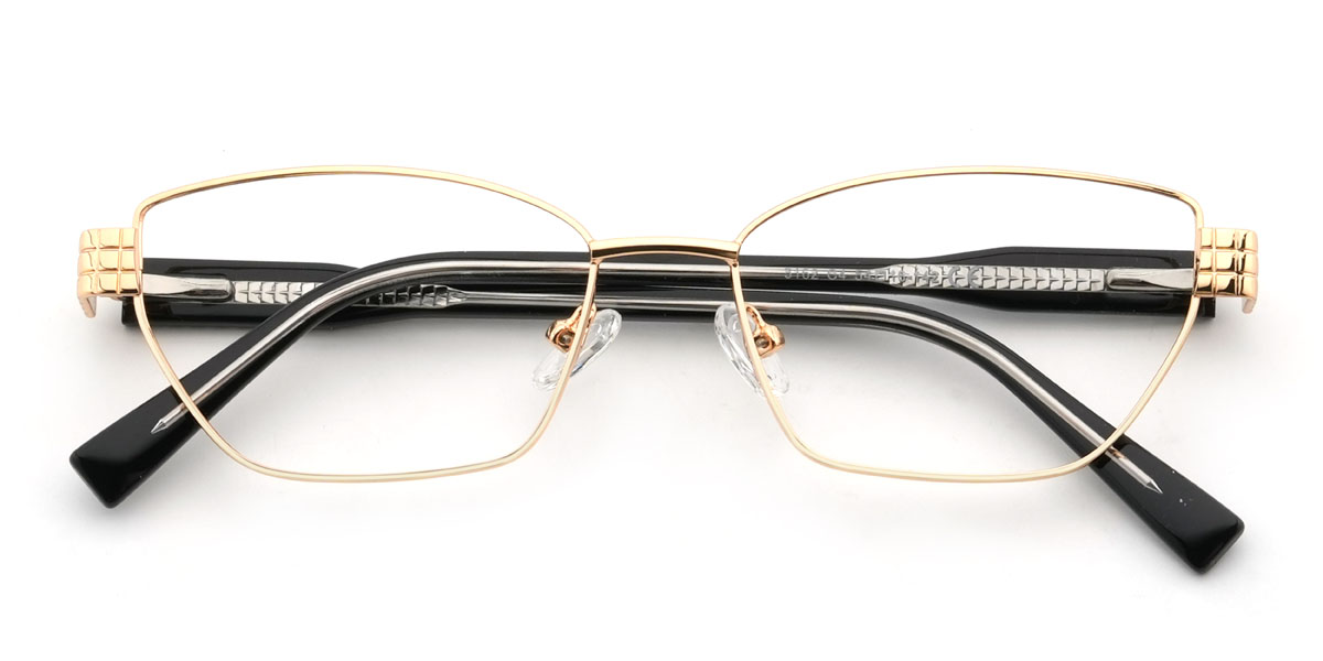 Gold Ventus Glasses - Rectangle Glasses