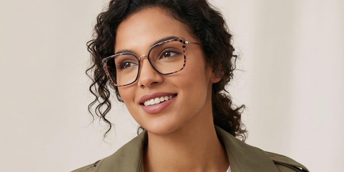 Barna teknősbéka Nors Szemüveg - Square Glasses