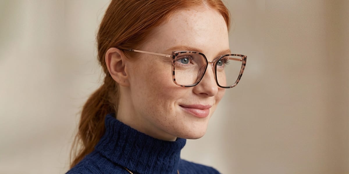 Barna teknősbéka Nors Szemüveg - Square Glasses