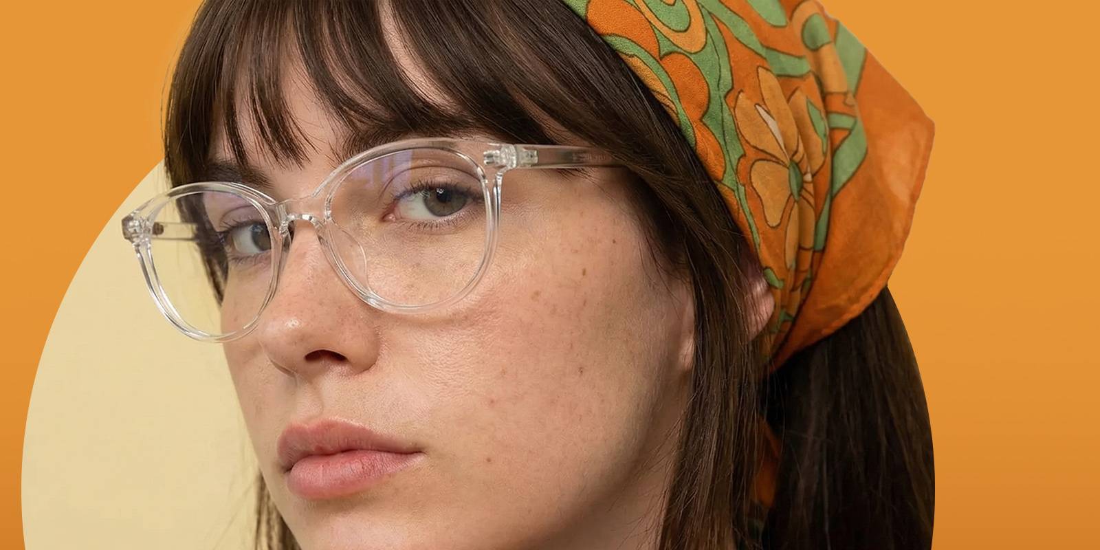 Clear Falon Glasses - Oval Glasses