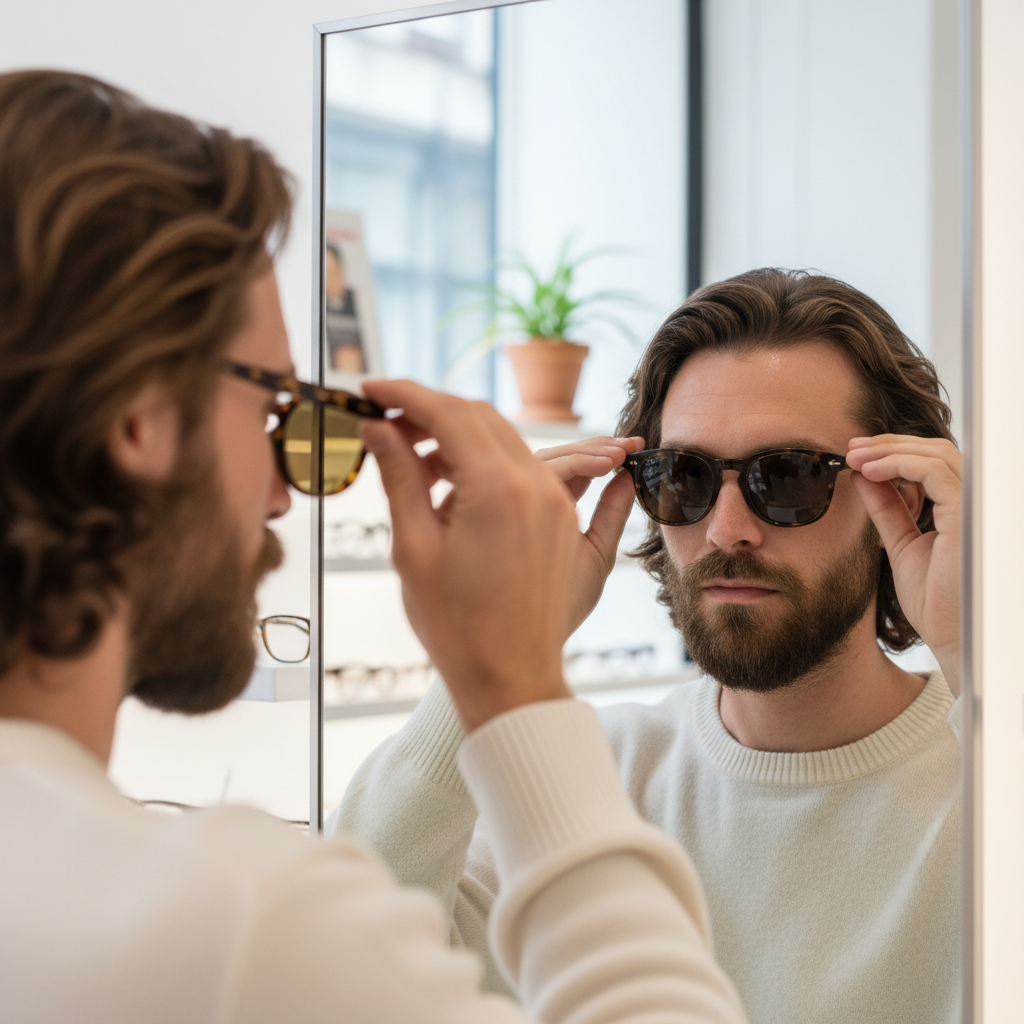 Matching Sunglass Frames to Men's Hairstyles & Beards