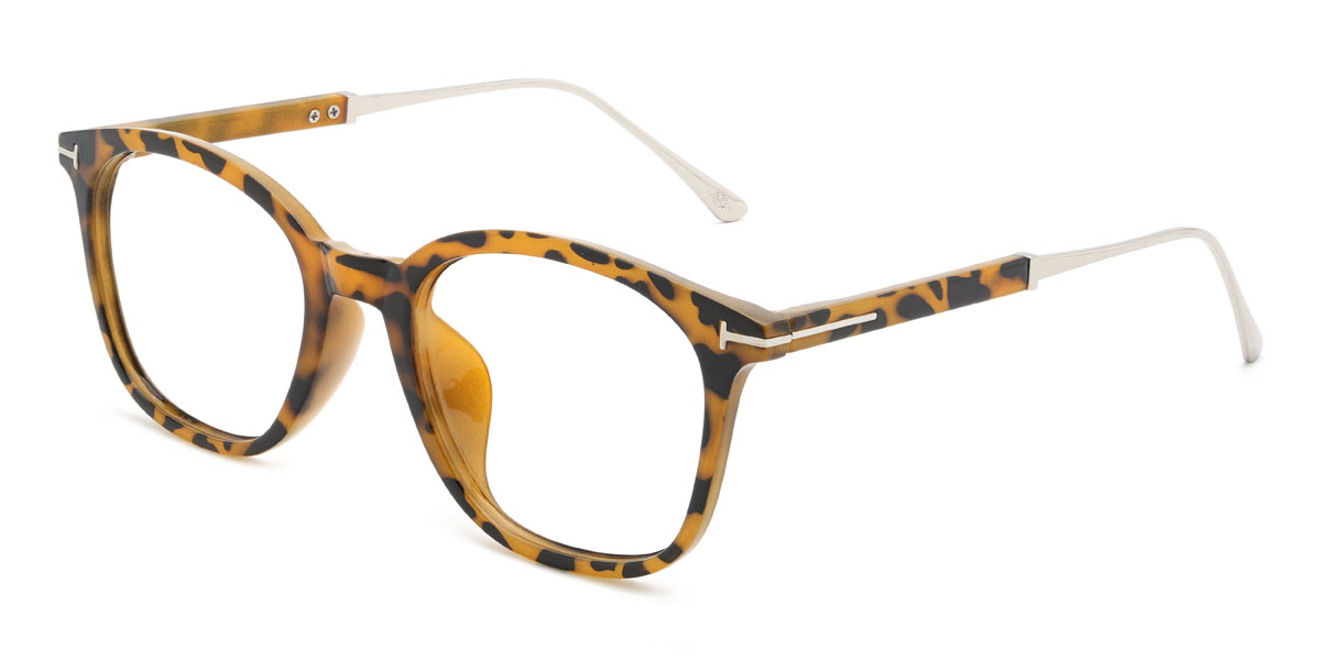 Tortoiseshell Chinua Glasses - Oval Glasses