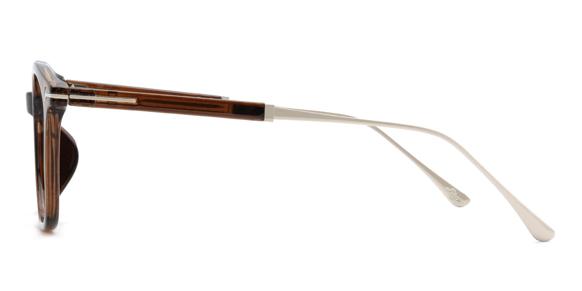 Brown Chinua Glasses - Oval Glasses