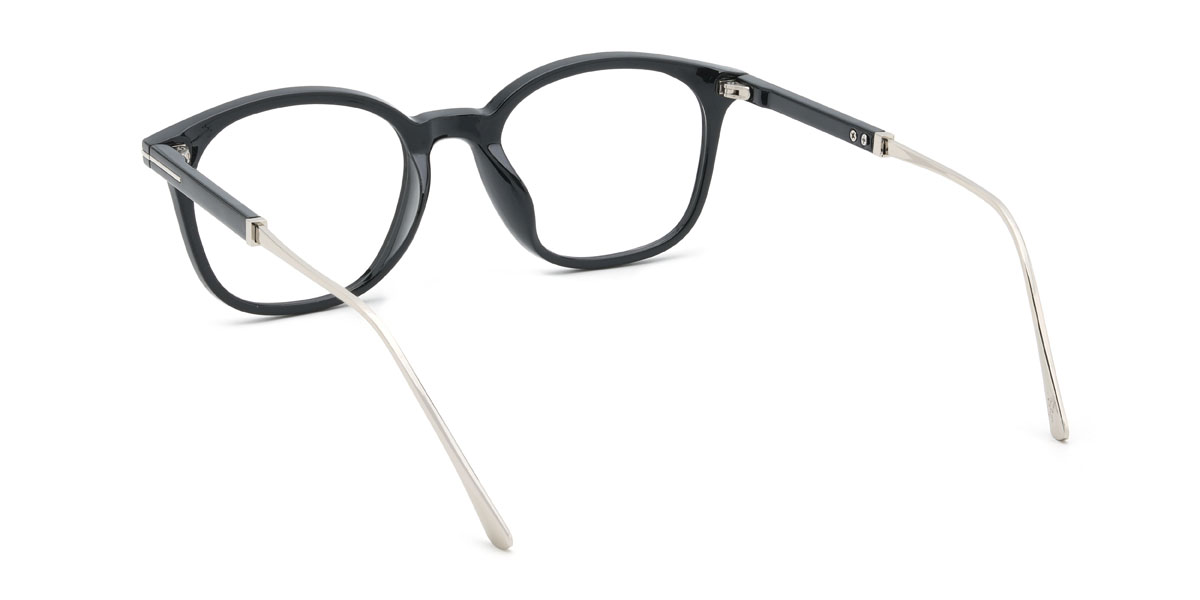Black Chinua Glasses - Oval Glasses