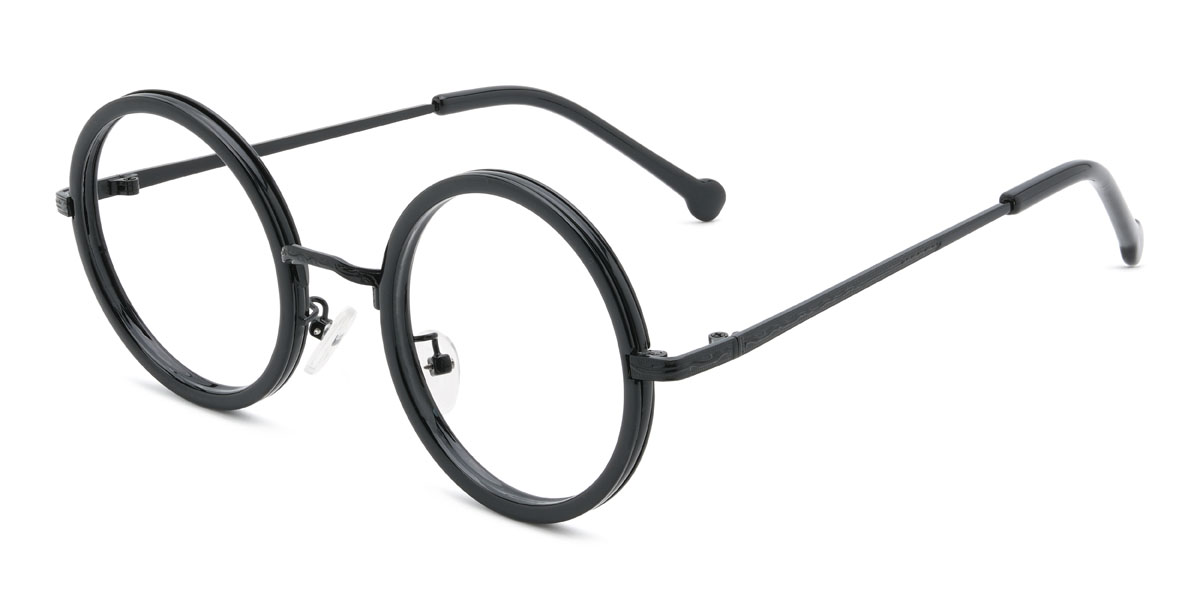 Black Barack Glasses - Round Glasses