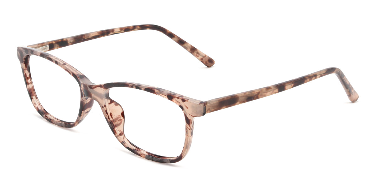 Ivory Tortoiseshell Roberts Glasses - Rectangle Glasses